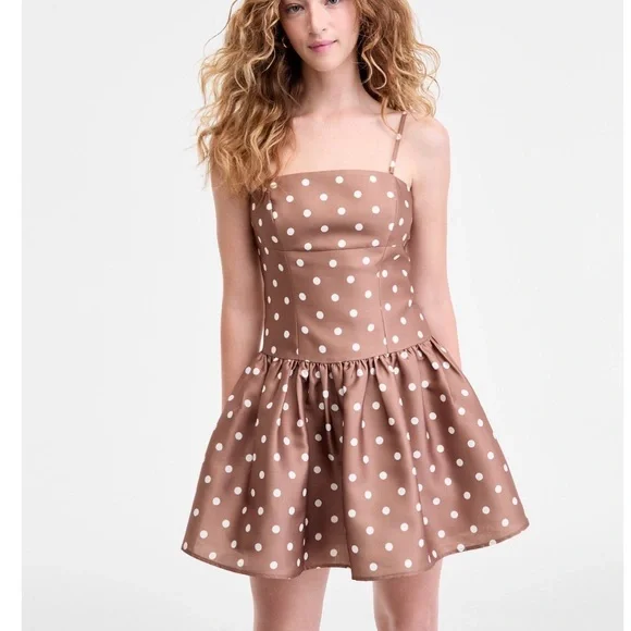 NWT - French Connection Polka Dot Dress - Super Cute! - Picture 7 of 9